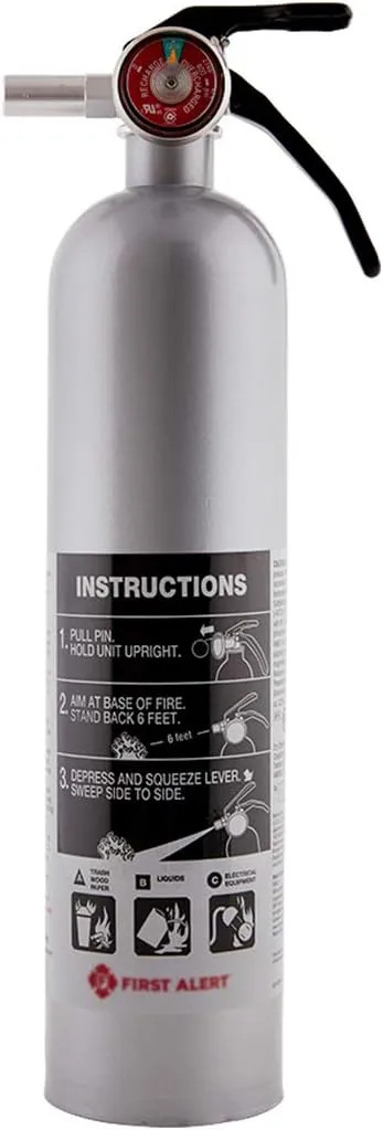 Standard Home Fire Extinguisher 2 Pack Red 1 A 10 B C Rated Portable Safety Kit