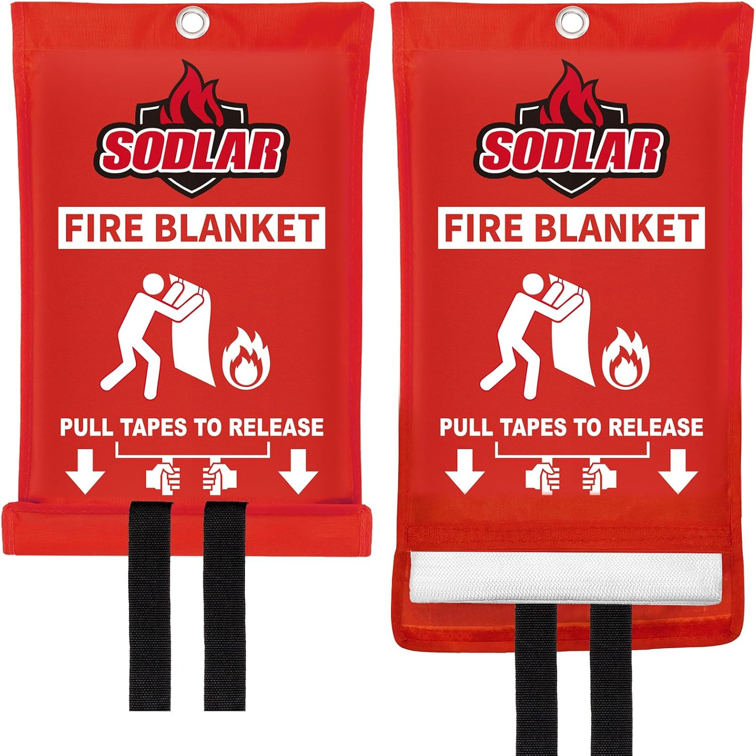 Fire Blanket Emergency for Home Kitchen – 40″X40″ Fireproof Safety Protection Fi