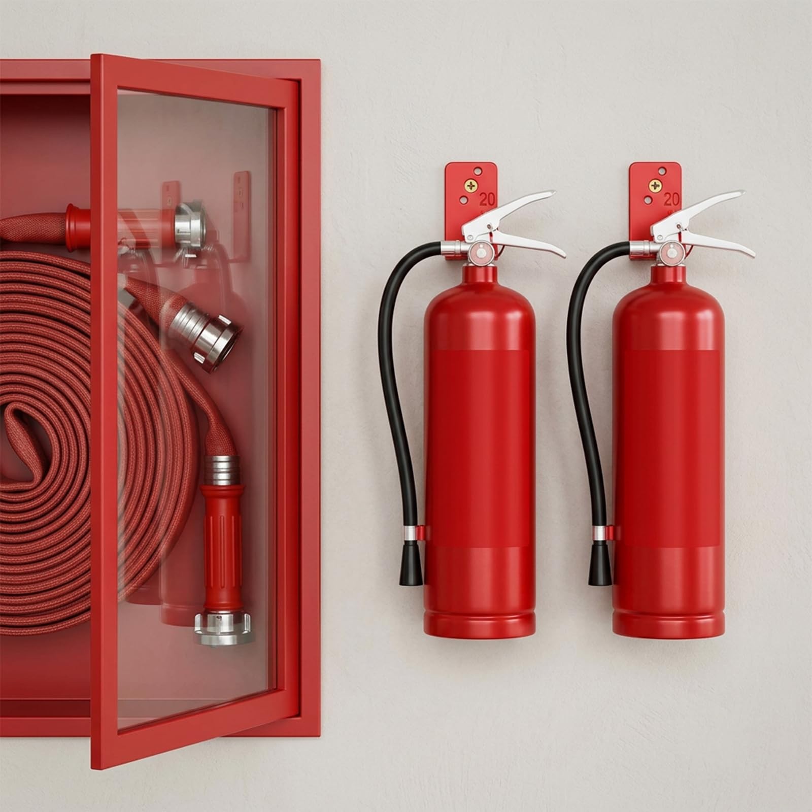 24 Pack Universal Fire Extinguisher Brackets, Fire Extinguisher Mounts, Heavy…