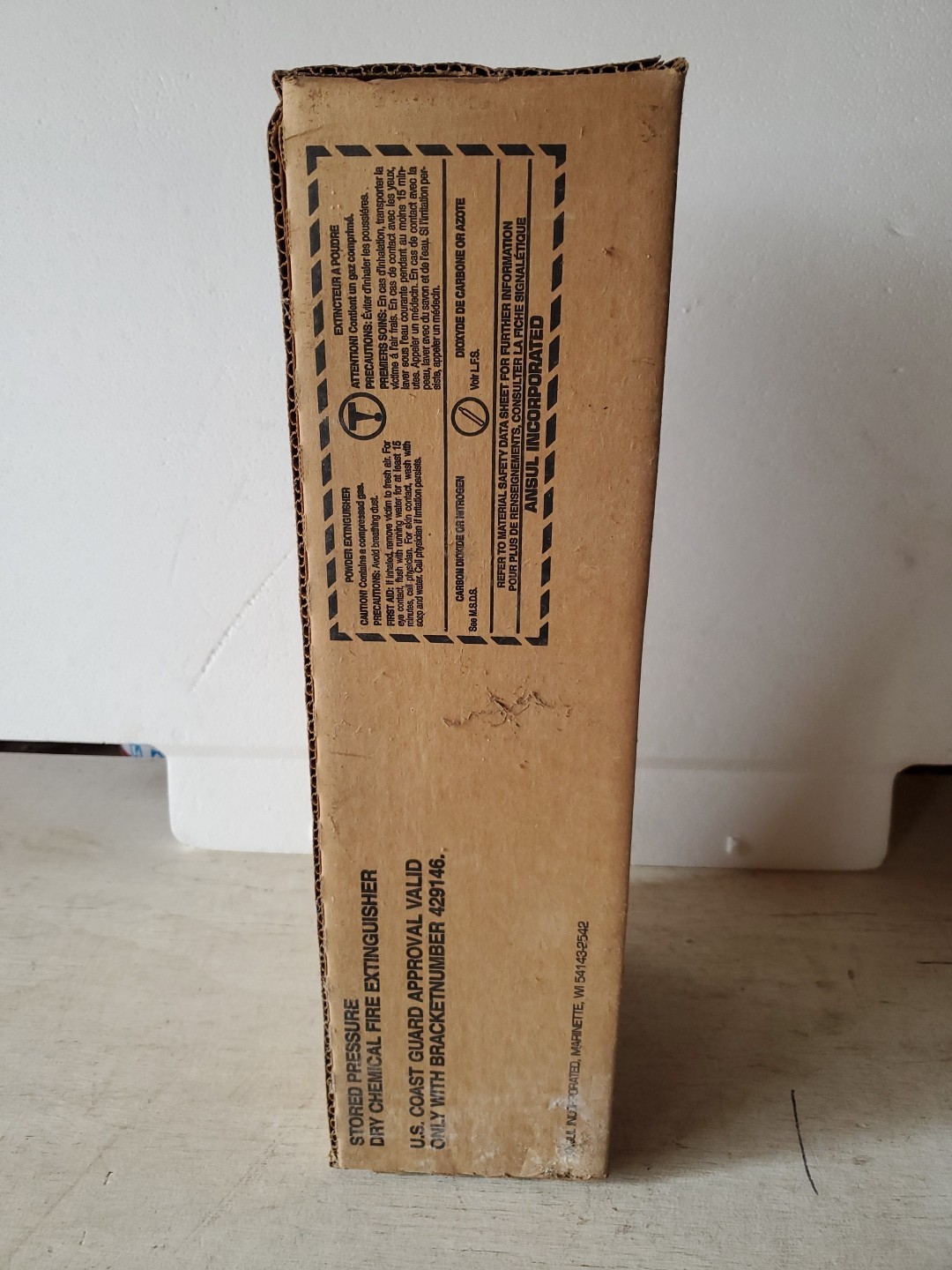 2004 NOS Sealed In Box Ansul Sentry Fire Extinguisher UN 1044 In box