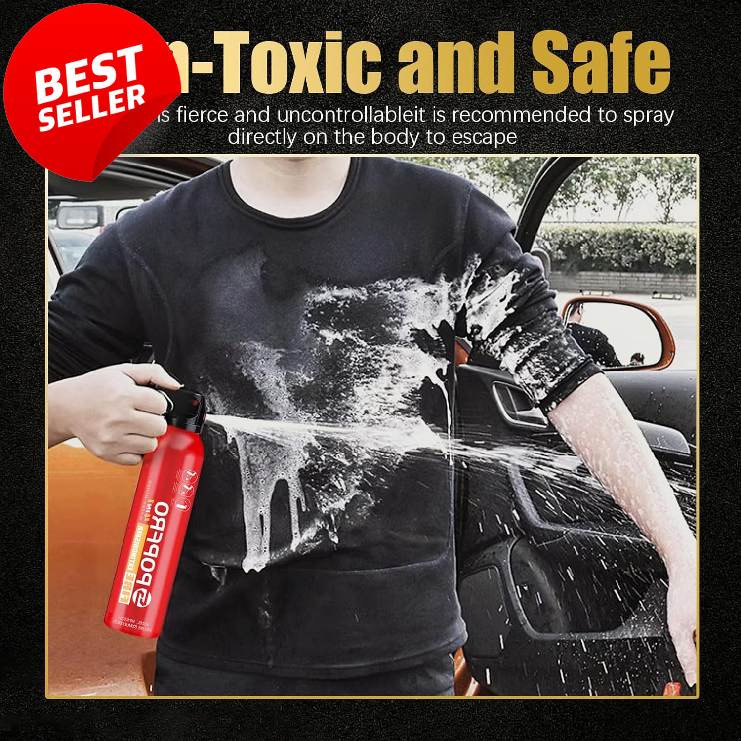 4in1 Portable Fire Extinguisher Home Car Kitchen – US