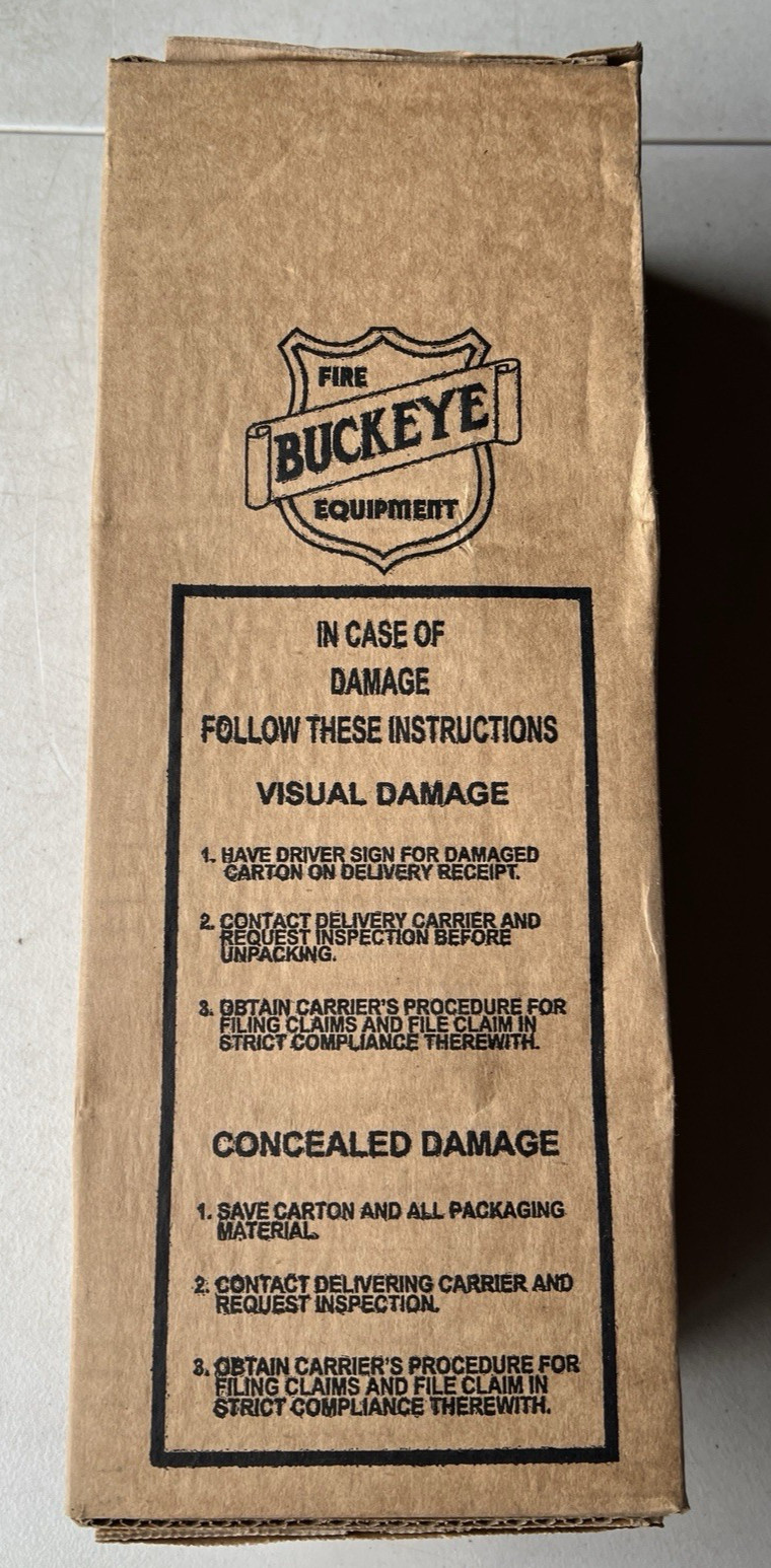 Buckeye ABC 5LB Dry Chemical Fire Extinguisher Manufactured On 8/2025