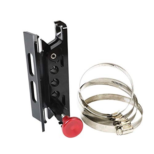 Quick Release Adjustable Aluminum Roll Bar Fire Extinguisher Holder Black