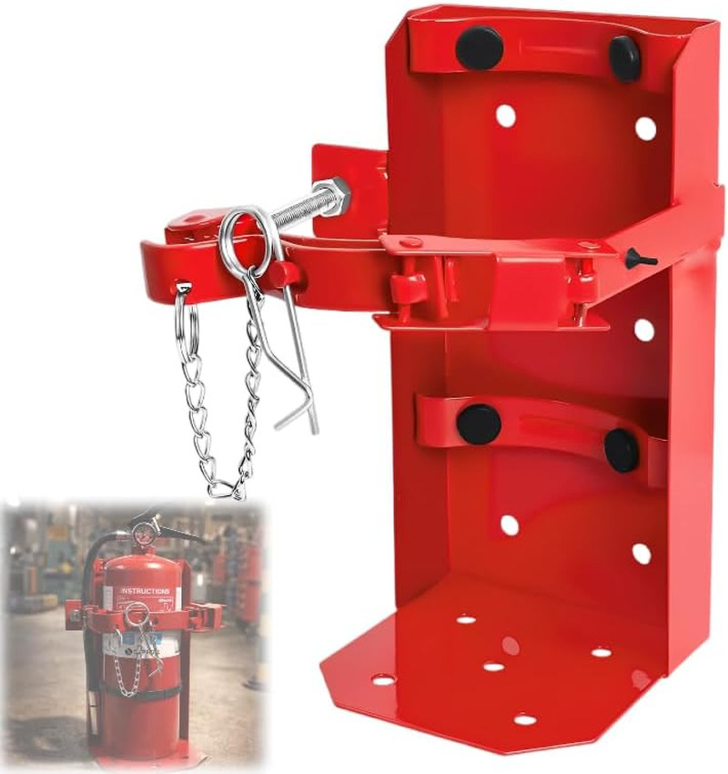 Fire Extinguisher Mount for 5 Lb & 10 Lb Extinguishers, Heavy Duty ST12 Steel Ho