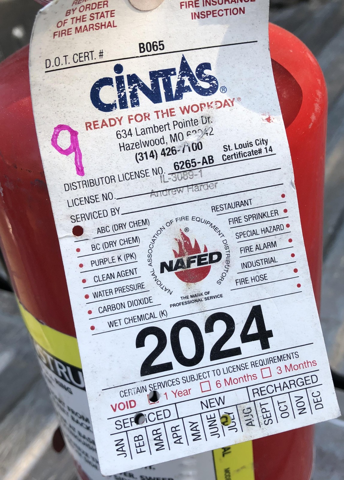 Dry Chemical 10lb Fire Extinguisher Badger B10M – #9