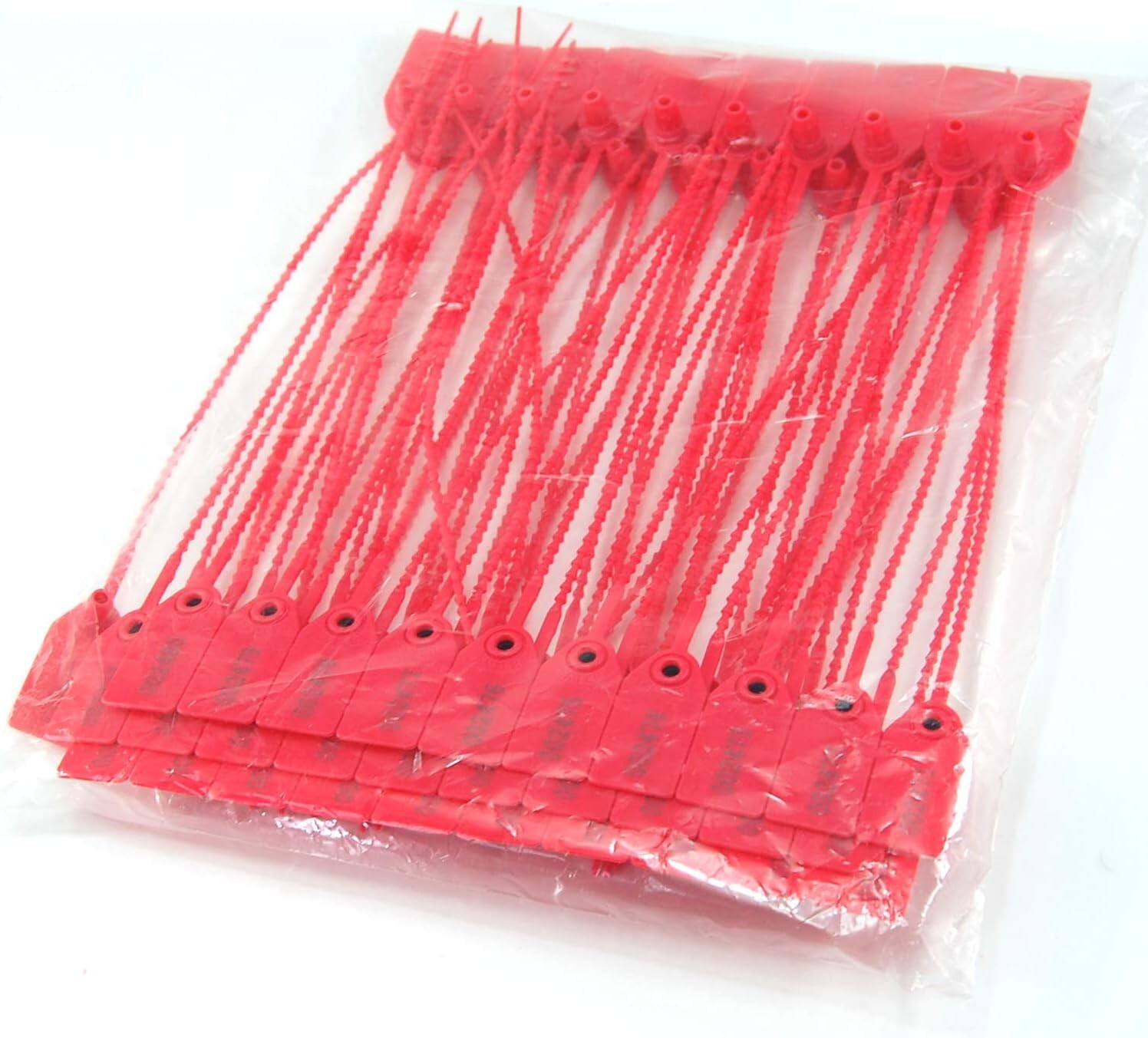 Self-Locking Red Tamper Seals 250mm – Versatile Security Tags Pack of 1000