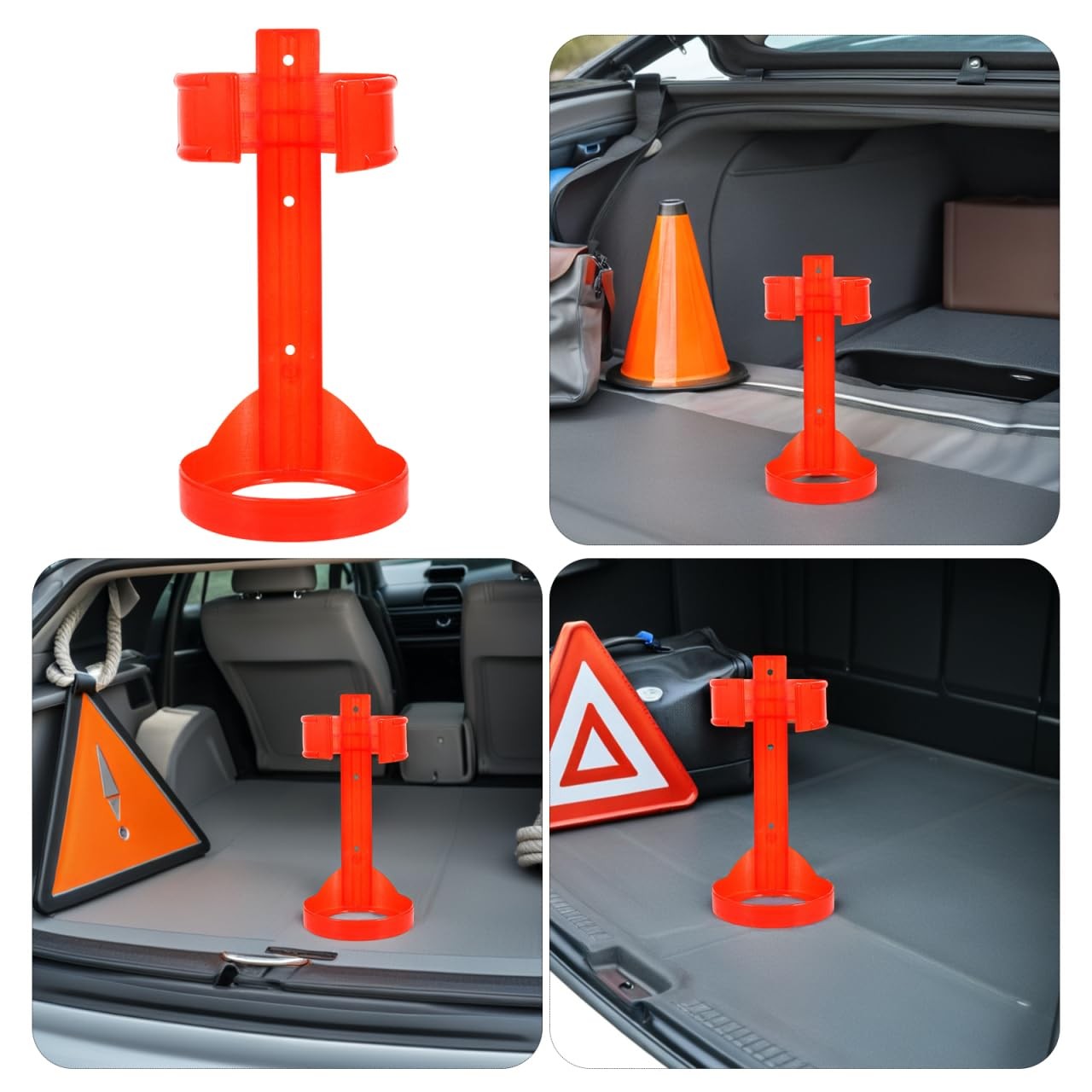 Fire Extinguisher Mount Wall Bracket Holder 7.28×3.54×3.54 Inch Plastic Rack