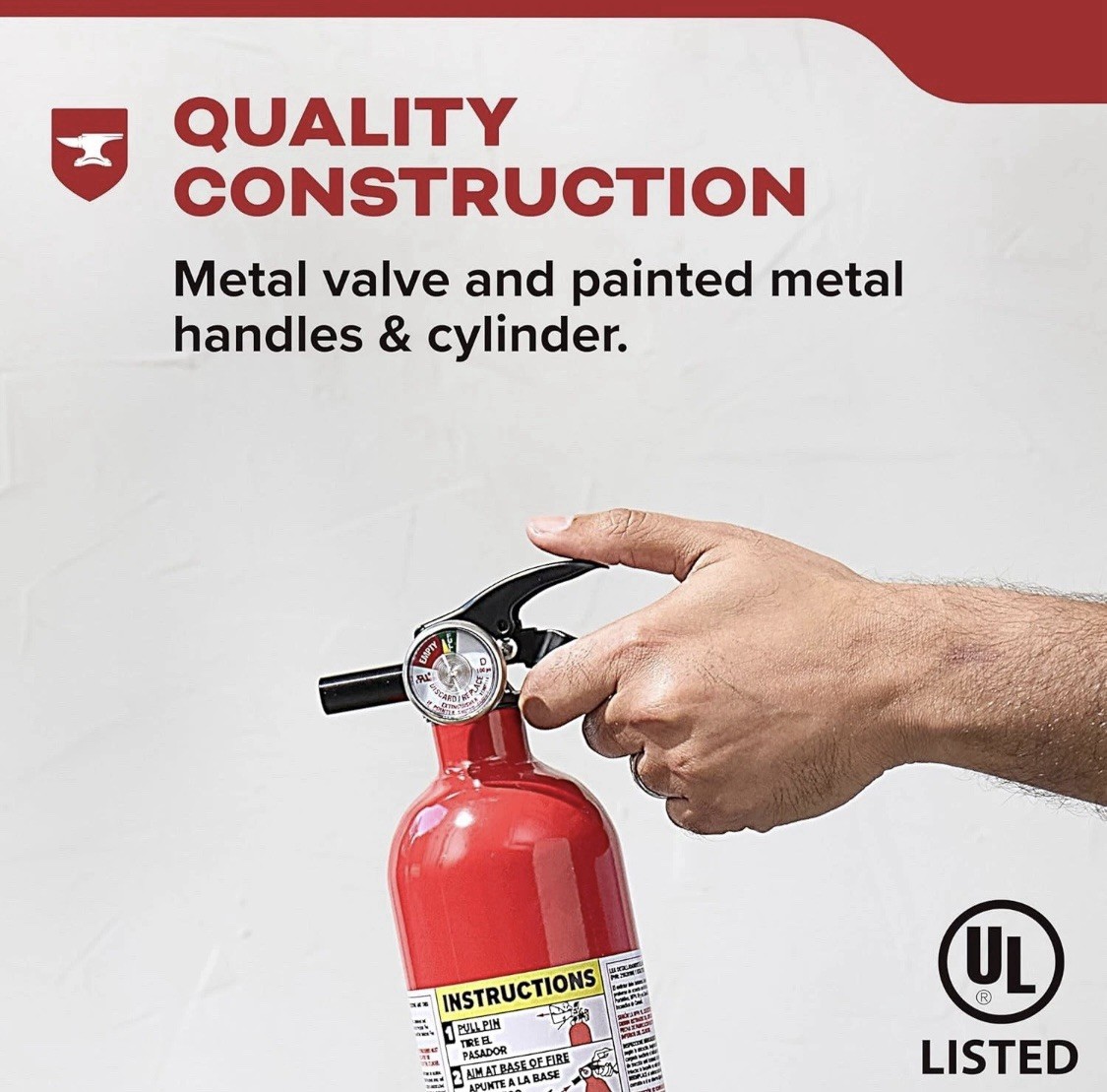 Kidde Multi Purpose Fire Extinguisher 1A10BC, 2 Pack