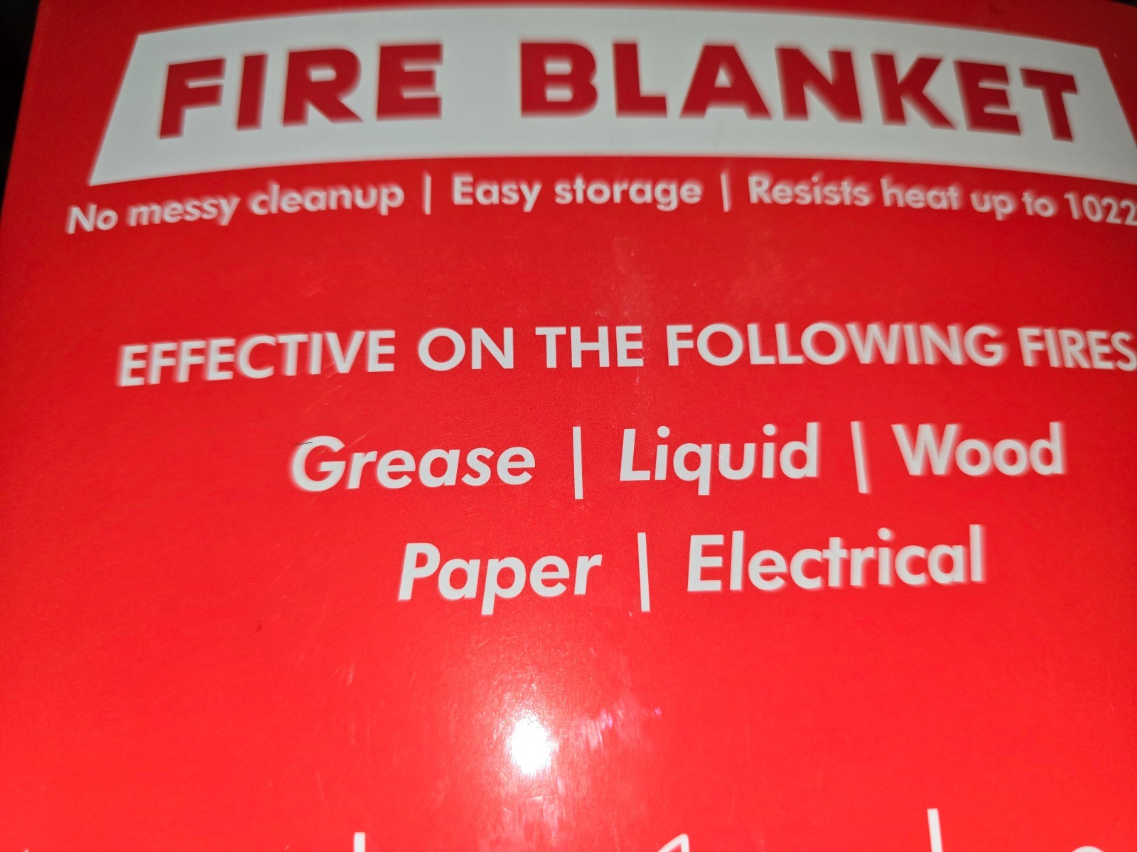 Lot of 2 Silverback 40″ X 40″ Fireproof Fiberglass Fire Blanket New