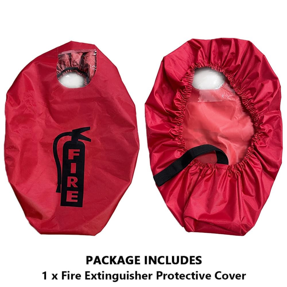 Fire Extinguisher Cover – Heavy Duty Fire Safety Protective Sleeve from scuff…