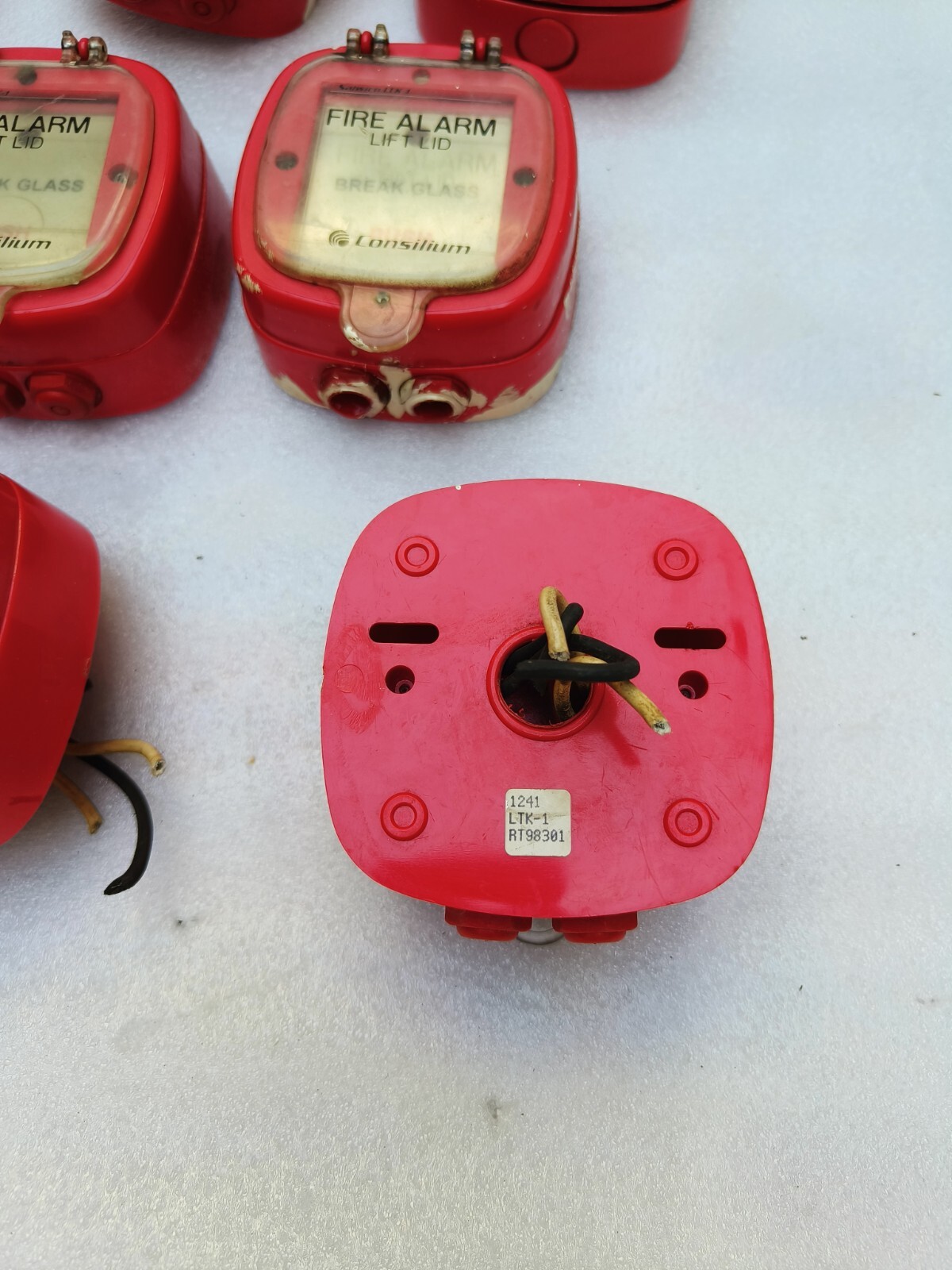 Consilium Salwico LTK-1 FIRE ALARAM LIFT LID (LOT OF 9PC)