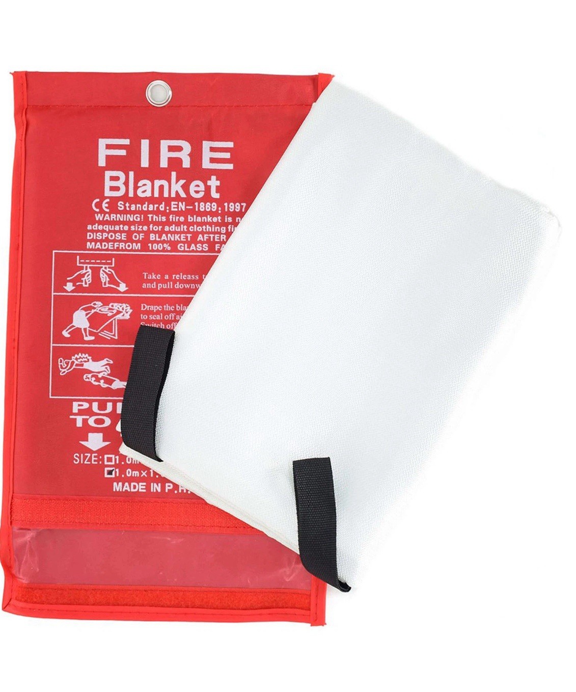 C Crystal Lemon Fire Blanket Kitchen Emergency Suppression Blanket (CL-Fire-01)