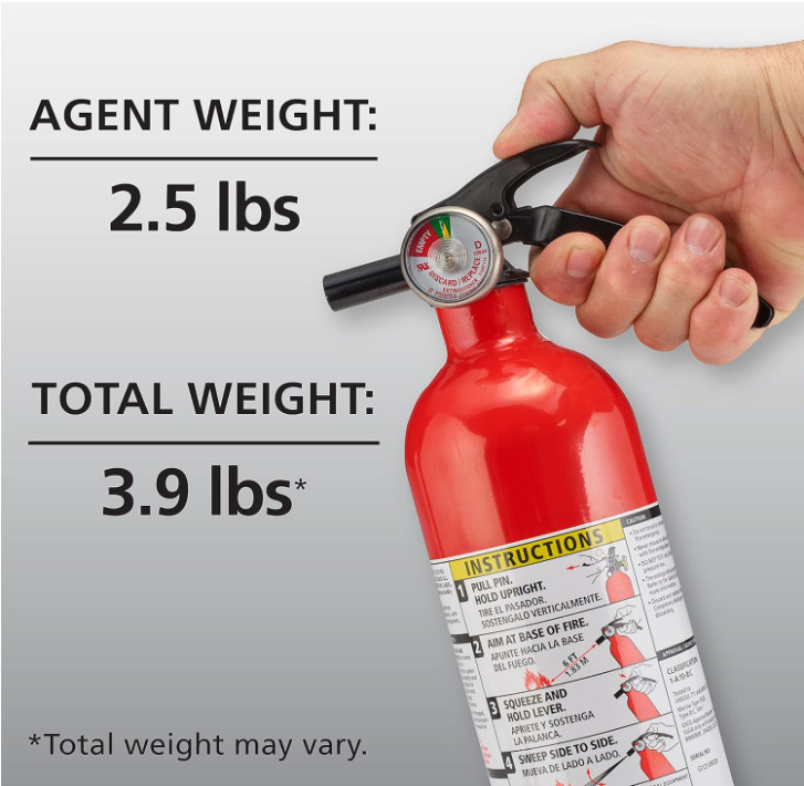 Set of 2 FIRE EXTINGUISHER For Car Truck Auto Marine Boat Kidde 3-Lb Dry