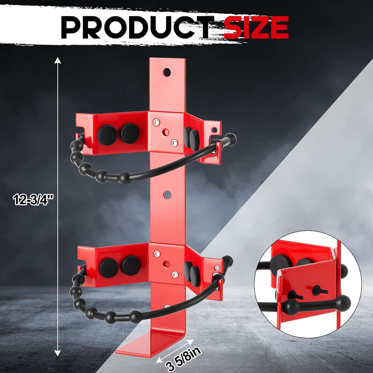Adjustable Fire Extinguisher Mount Bracket – Heavy-Duty, Easy Install, 2 Pcs