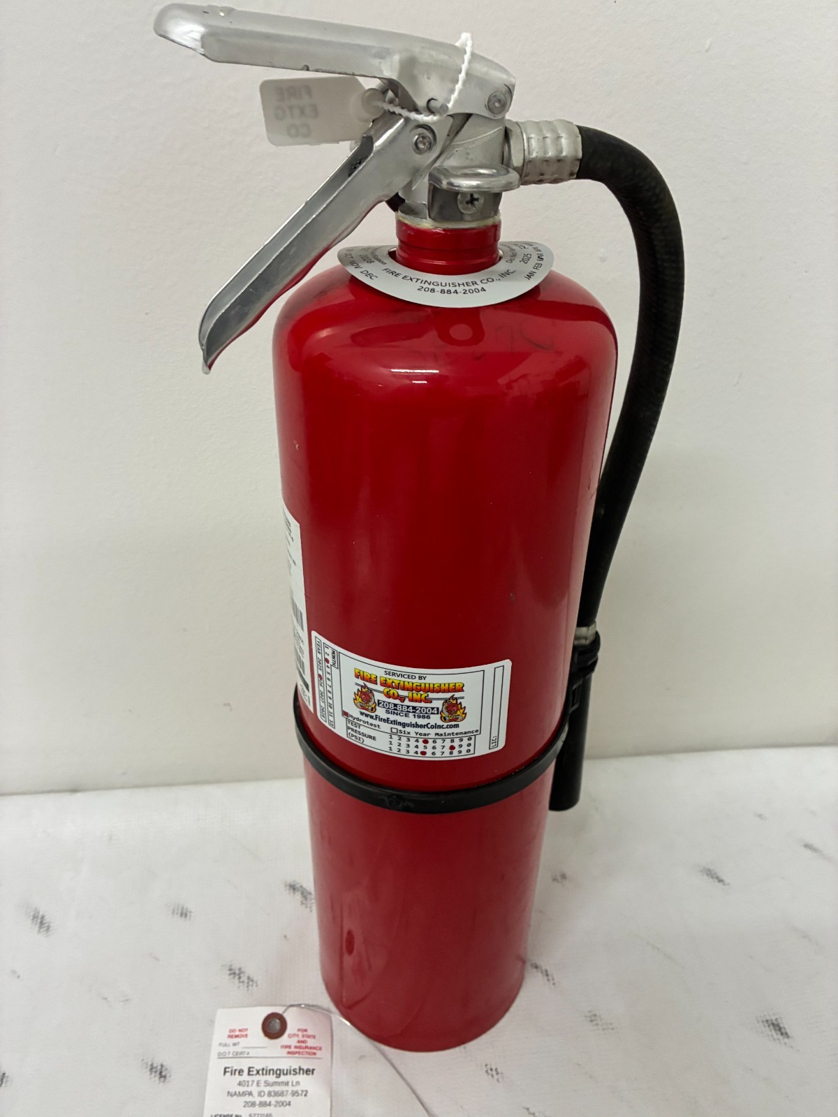 Amerex 10 lb ABC Fire Extinguisher B456 DOT 2026 Certified Hydro-Tested
