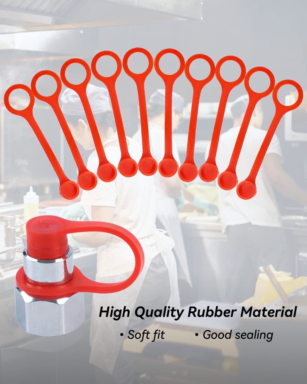 🔥🧯NEW (2) PACK R102 TYPE FIRE SUPPRESSION SYSTEM RUBBER BLOW OFF NOZZLE CAPS