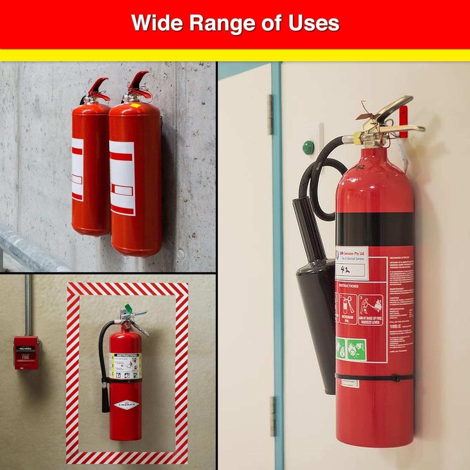 Universal Fire Extinguisher Bracket, Fire Extinguisher Mounts & Brackets (L H…