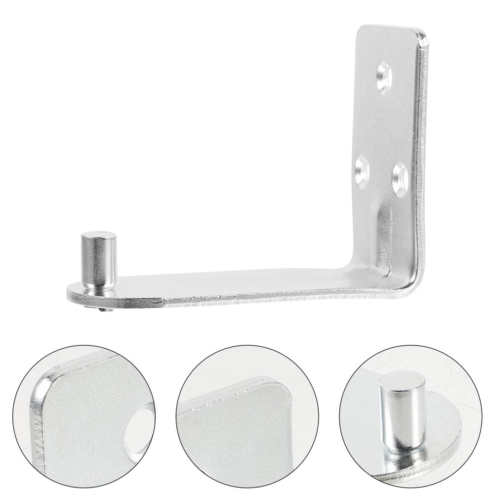 10Pcs L Shaped Fire Extinguisher Wall Hooks Metal Bracket Holder Transparent