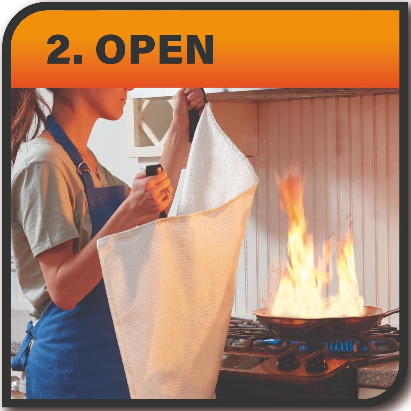 Fire Guardian 40″ x 40″ Emergency Blanket, 900°F Heat Resistance – ASOTV