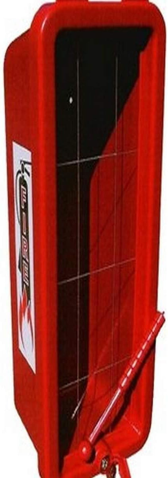 11051-H Red Plastic Chief Fire Extinguisher Cabinet for 10 Lb. Extinguisher, wit