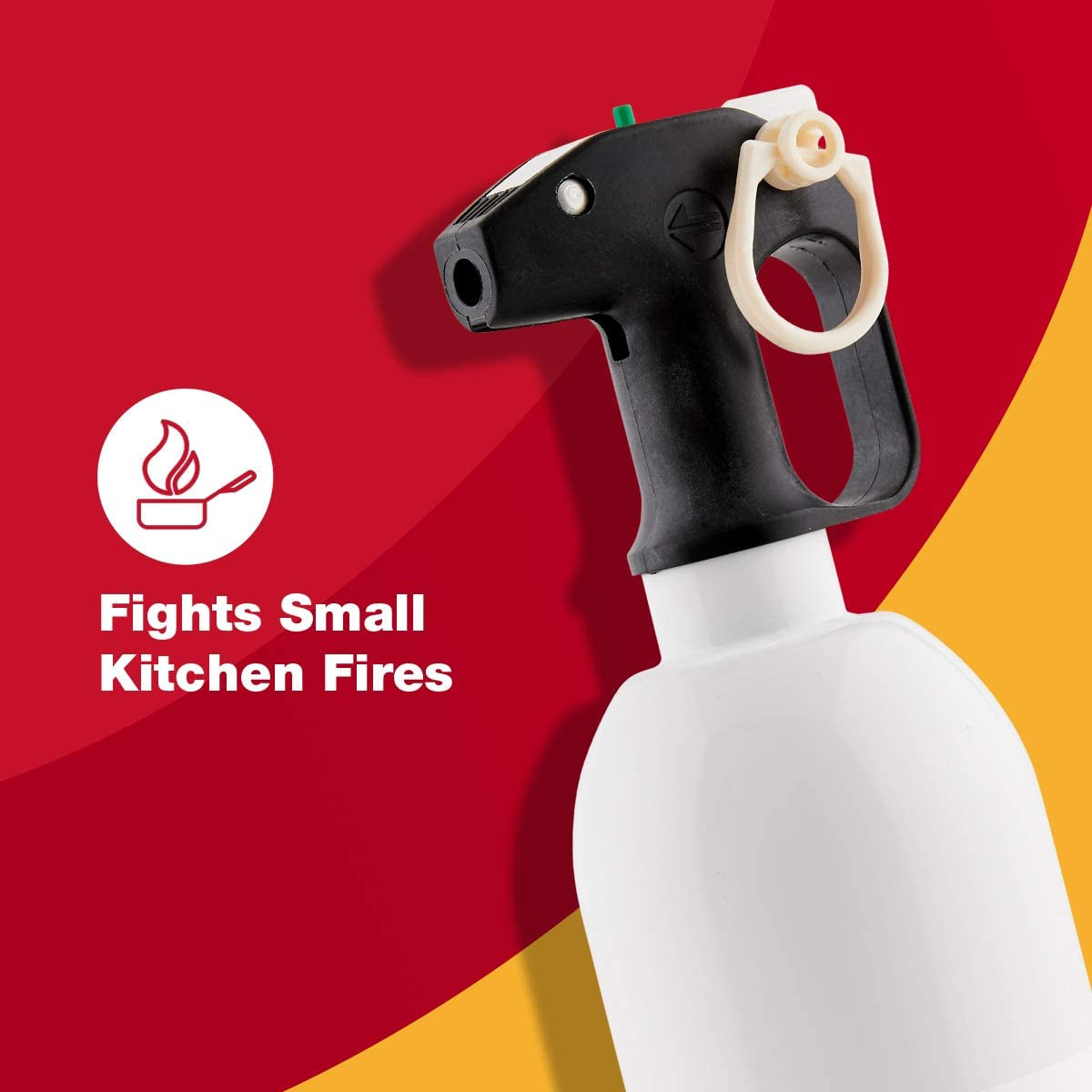 KITCHEN5 Fire Extinguisher, KFE2S5, UL RATED 5-B:C, White, 1-Pack
