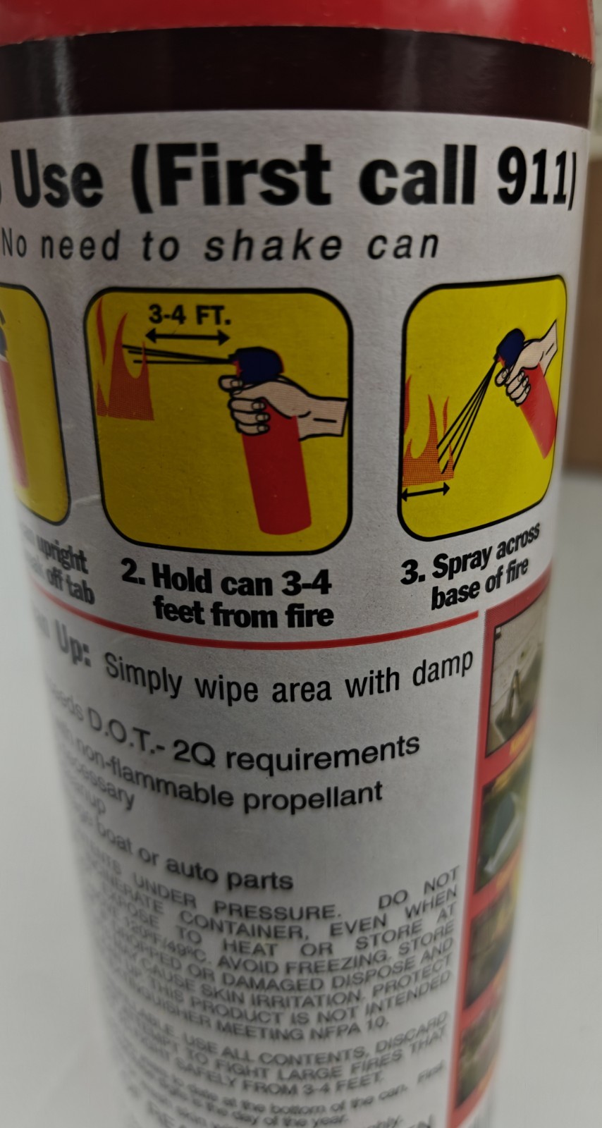 New Fire Gone Max Pro Srop Fire Fast Suppressant Aerosol Can 16 oz Lot of 11 USA