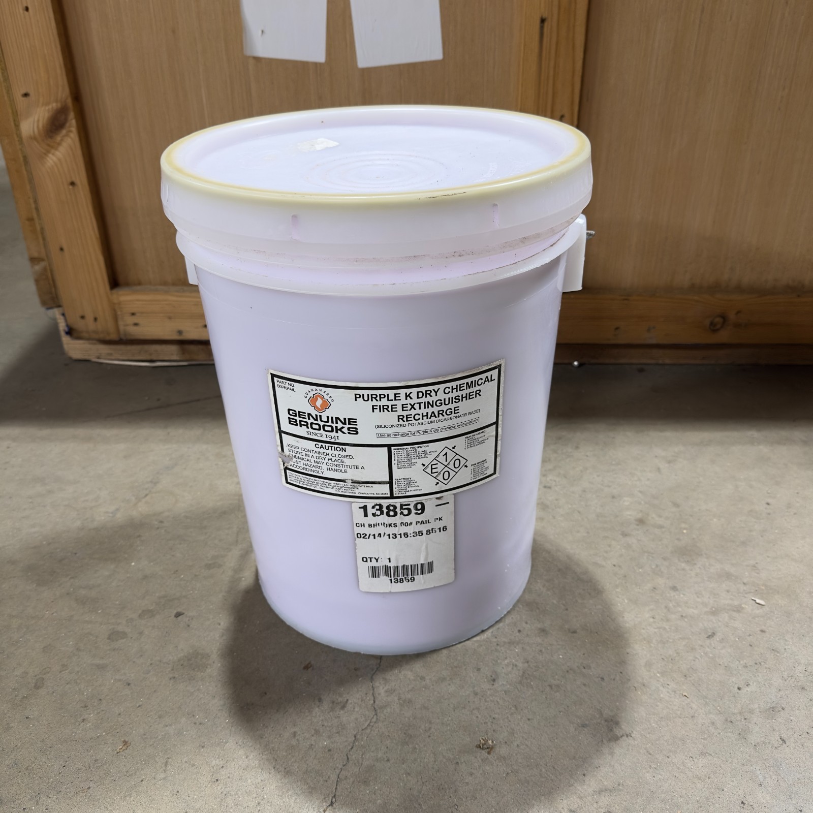 Genuine Brooks Purple K Chemical Fire Extinguisher Powder