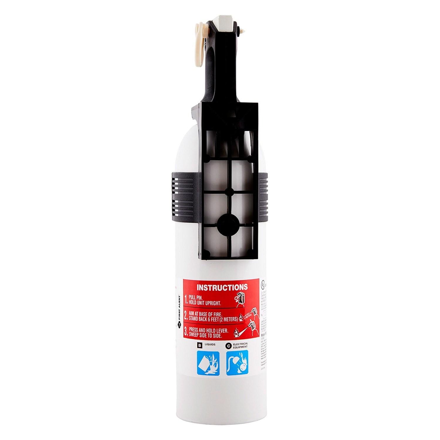 BRK 10-B:C10-B:C 2.4 lb White Rechargeable Fire Extinguisher
