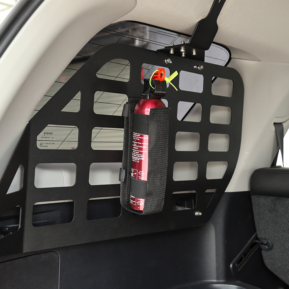 Adjustable Bar Fire Extinguisher Holder Strap For Ford Bronco & For F150 Black
