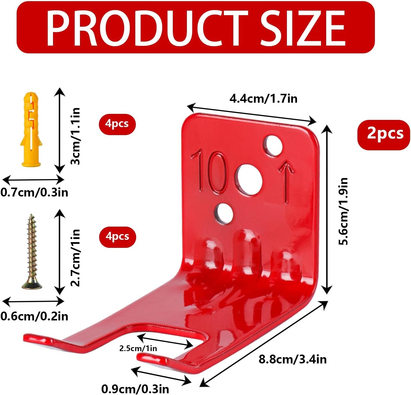 Fire Extinguisher Mounts & Brackets,2 Pack Fire Extinguisher Brackets and Holder