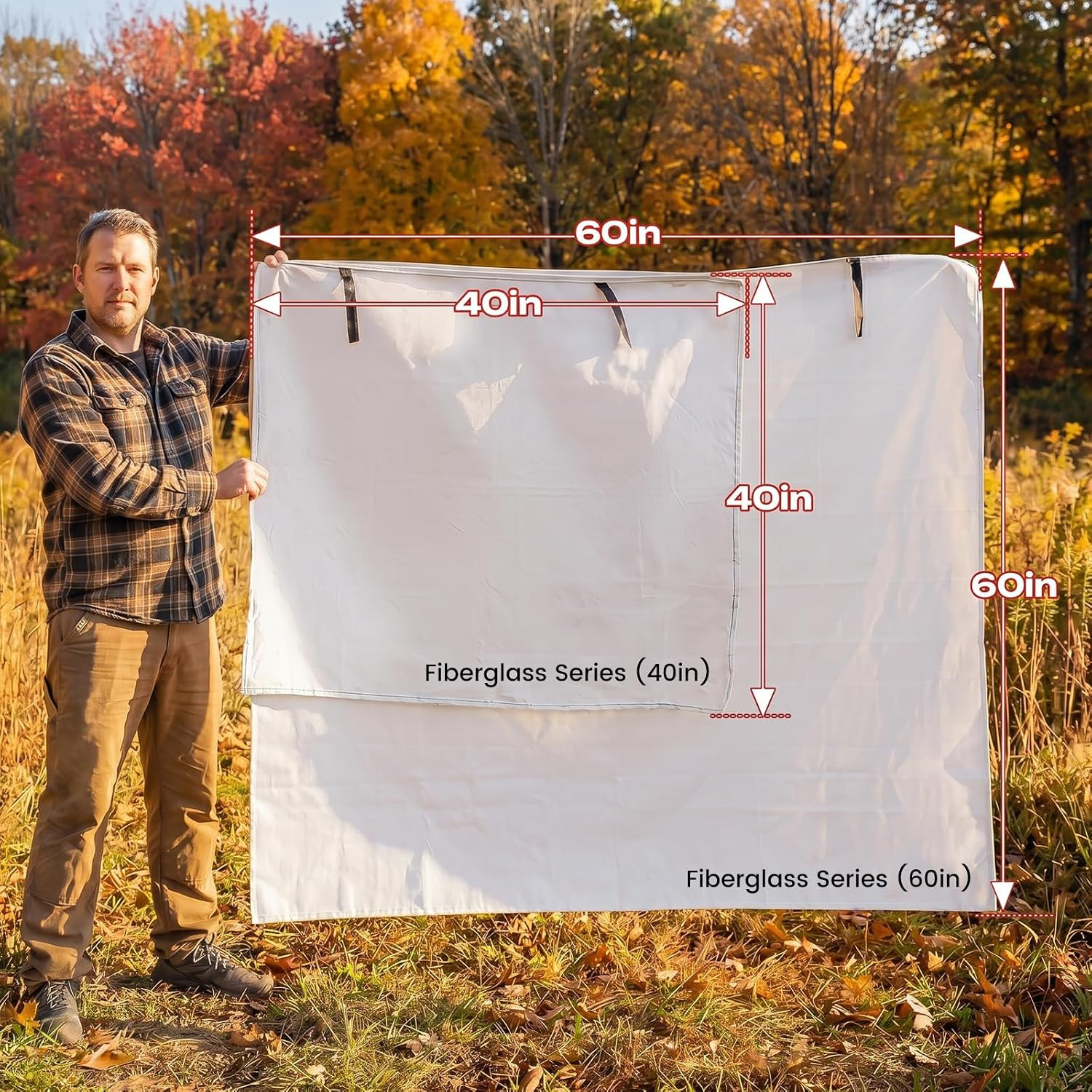 Fire Blanket | Prepared Fire Suppression | 40″X40″ Fire Blankets Emergency for H