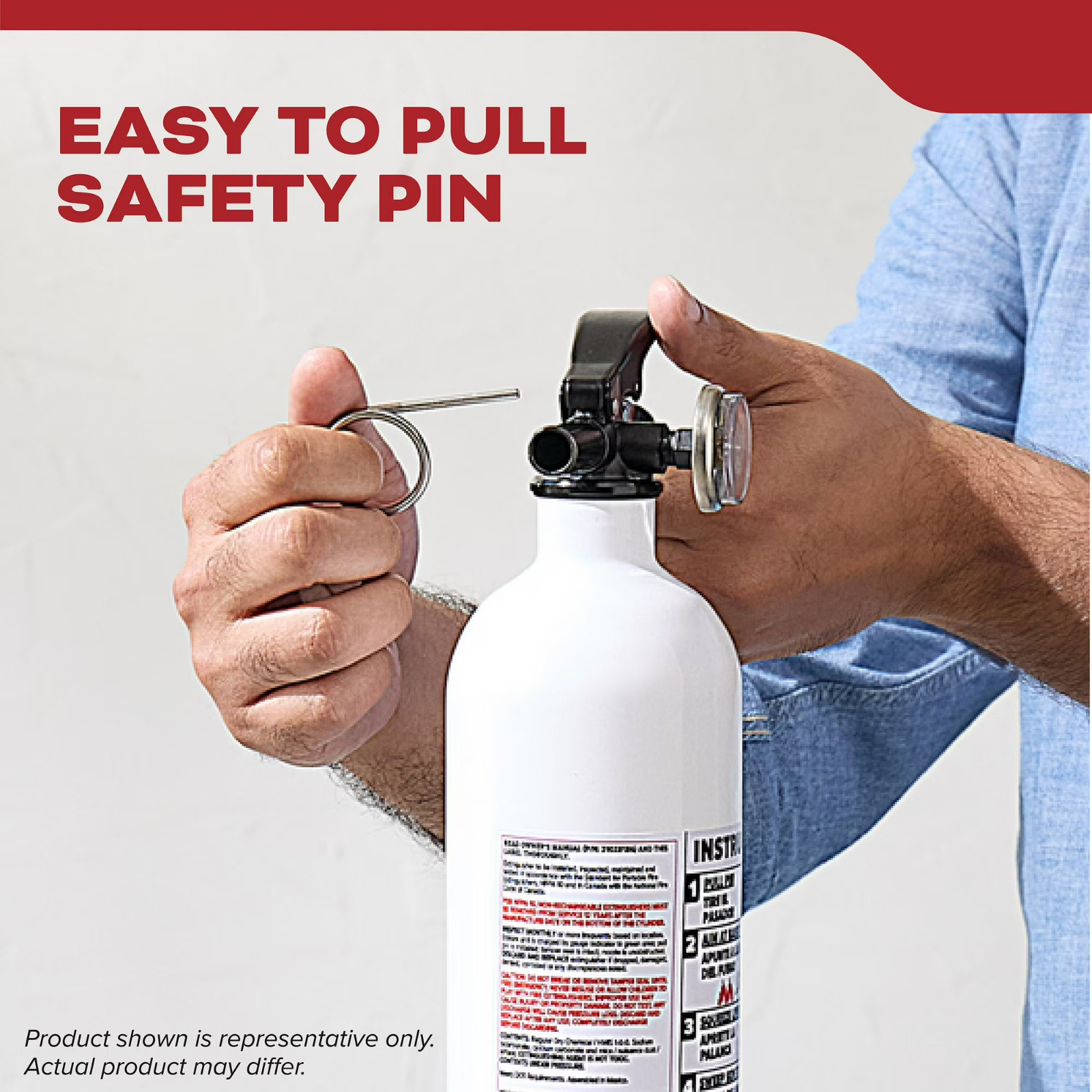 Kidde Fire Extinguisher for Vehicles, Cars, Single Use 5BC