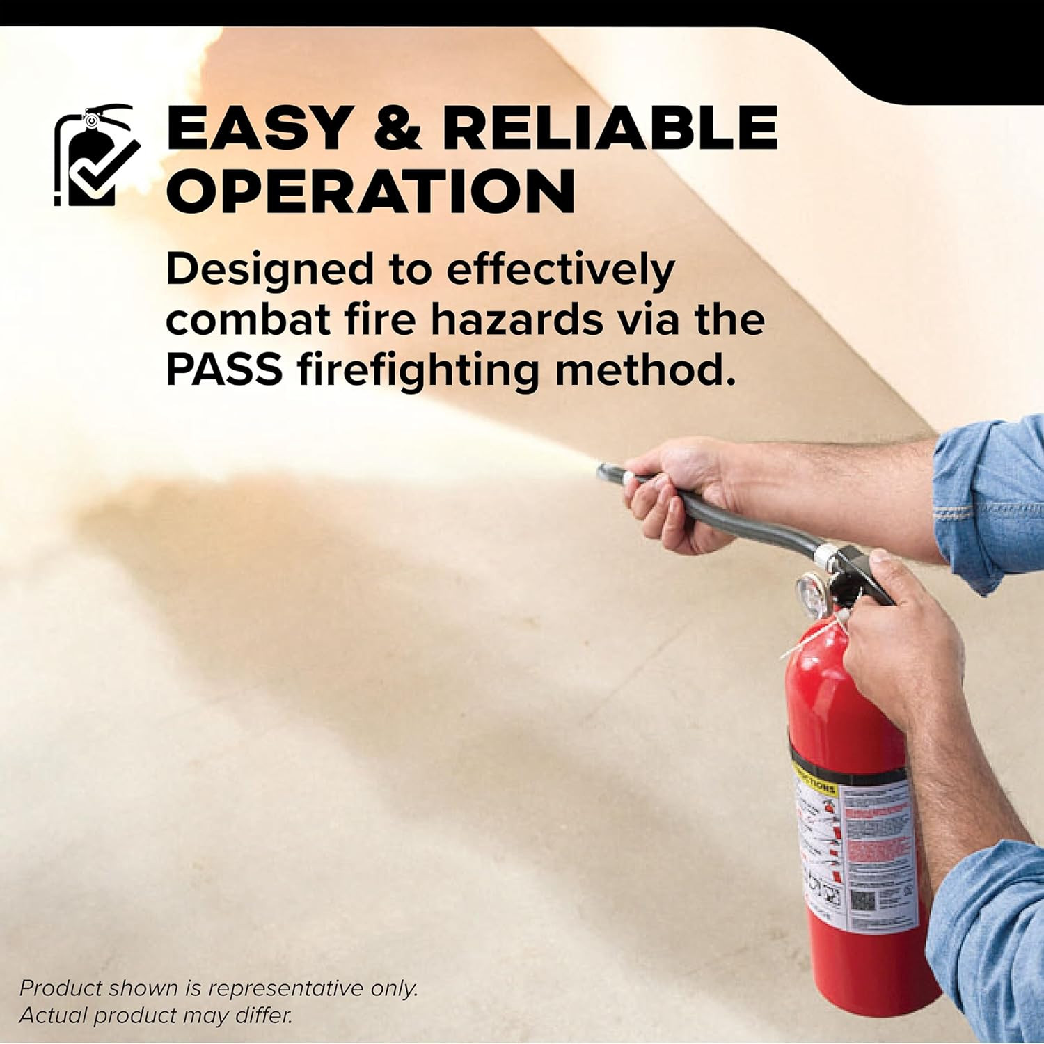 Kidde Pro 210 Commercial Fire Extinguisher, 2-A:10-B:C, PRO-4MP-1, 1 Pack | Rech