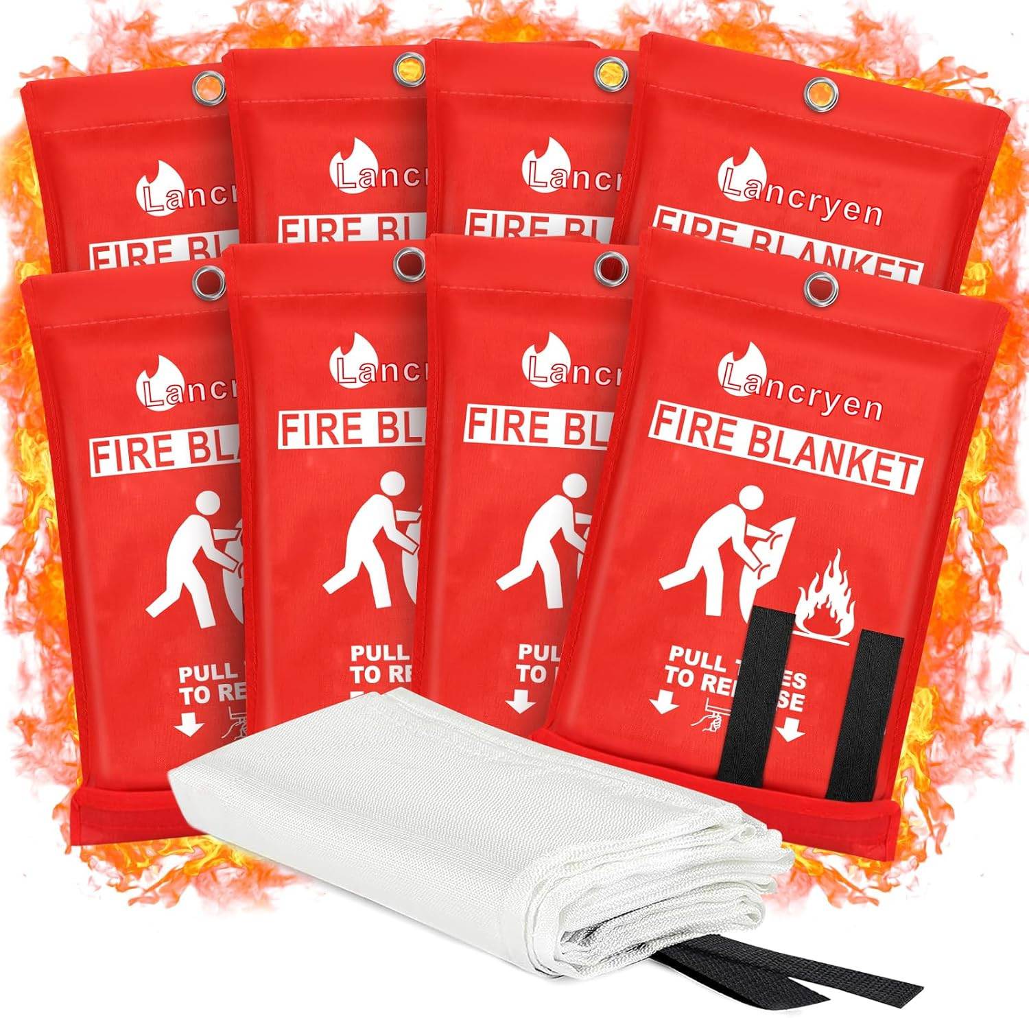 Emergency Fire Blanket, Fire Extinguisher Blanket, Fire Suppression Fabric, Flam