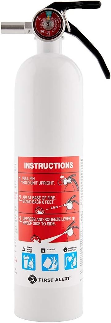 First Alert Fire Extinguisher | Marine Fire Extinguisher, White, FE1A10GR, 1-Pac