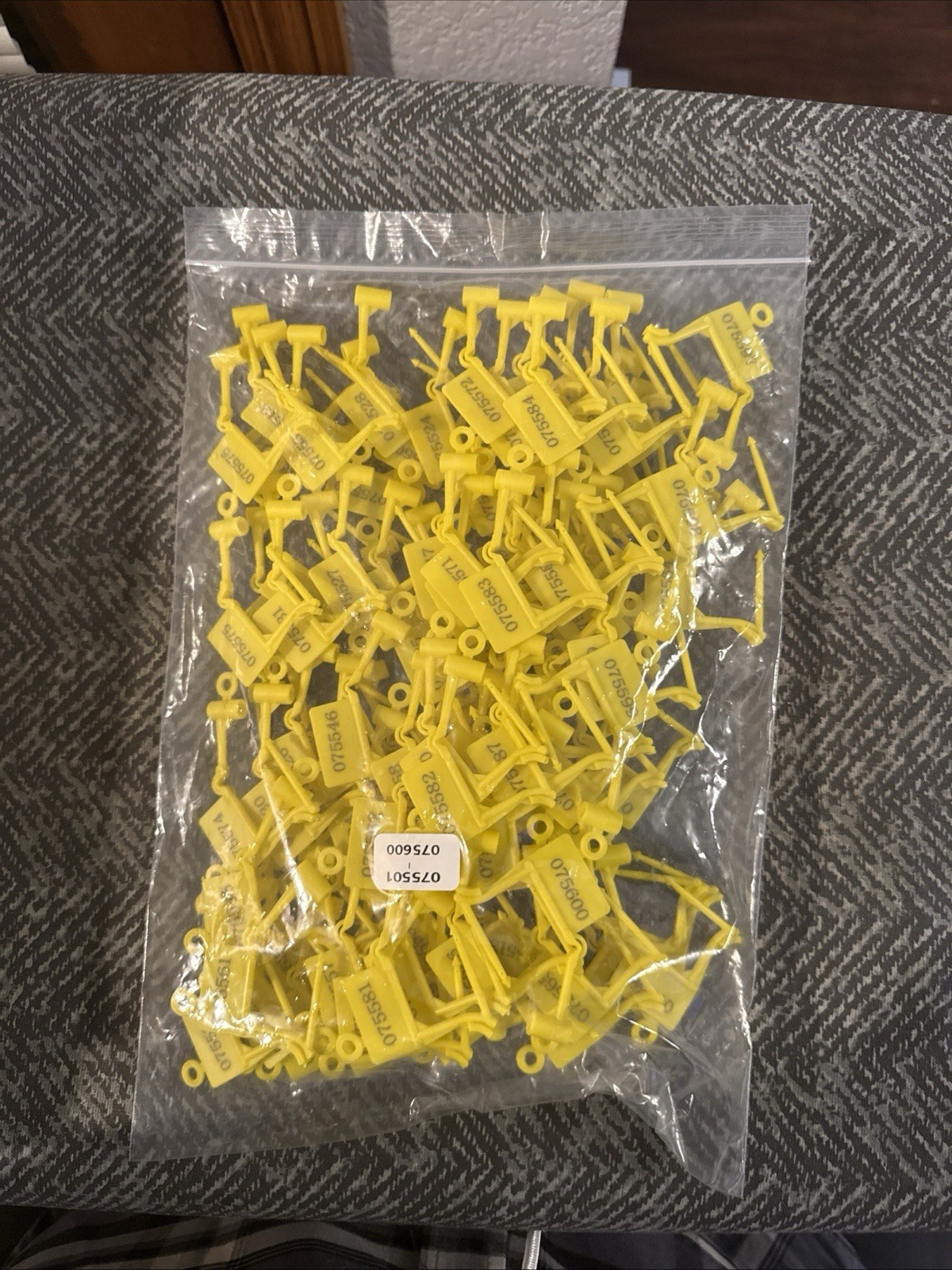 Plastic Security Padlock Seals Numbered Tamper Proof Disposable Self-Locking …
