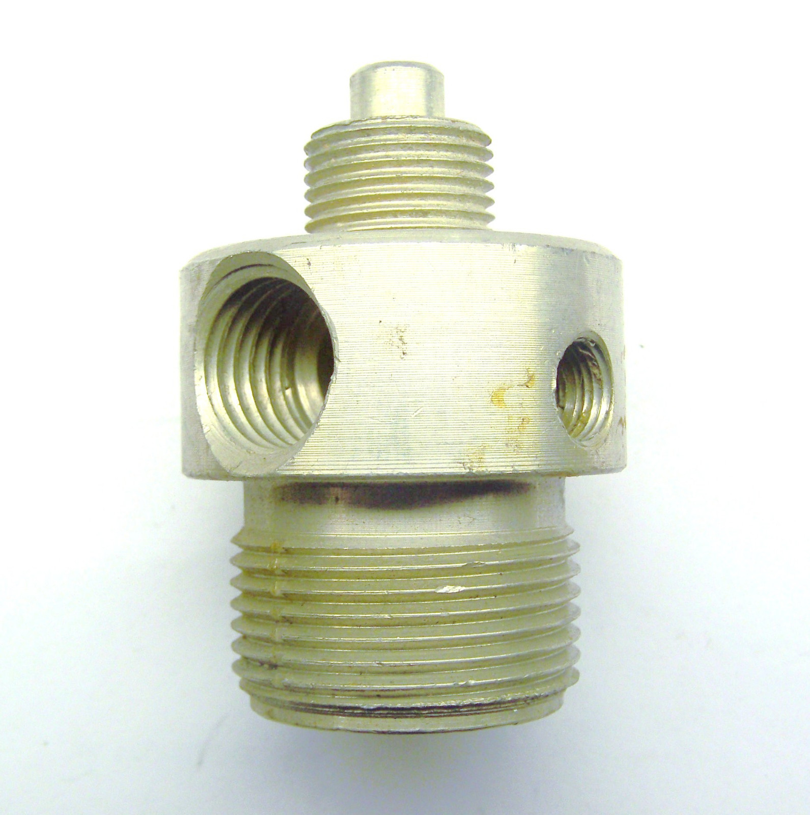 FIRE EXTINGUISHER NOS ALUMINUM VALVE BODY 2-1/2″ T 1.721″ D X .850″ W FLANGE
