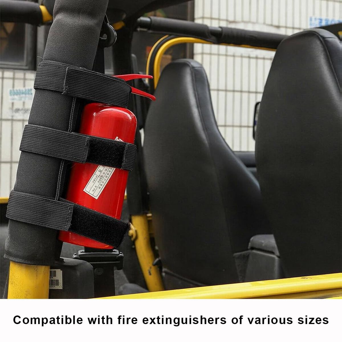 Adjustable Fire Extinguisher Mount Bracket Holder Stand Rack Car Mounting