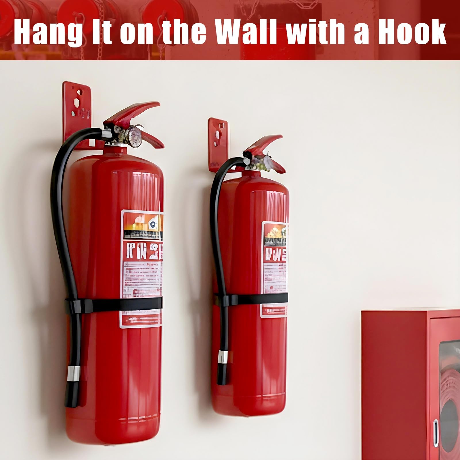20 PCS Universal Fire Extinguisher Mount Bracket Wall Hook Fits 540 Lb
