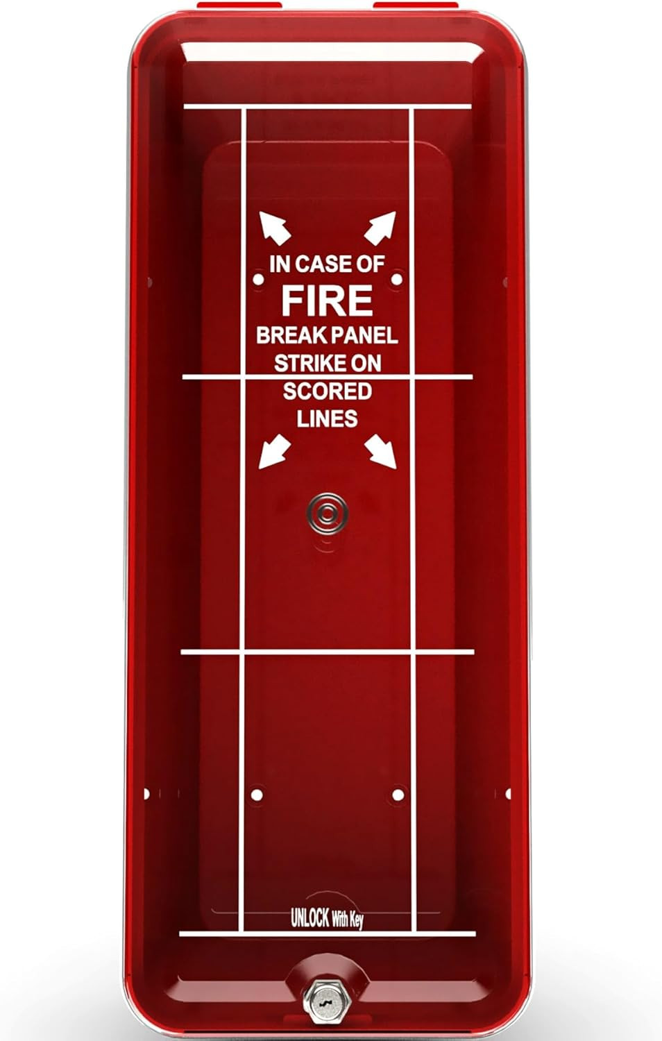Large PVC Fire Extinguisher Cabinet for 5 Kg/10 Lb – Wall Mounted Storage