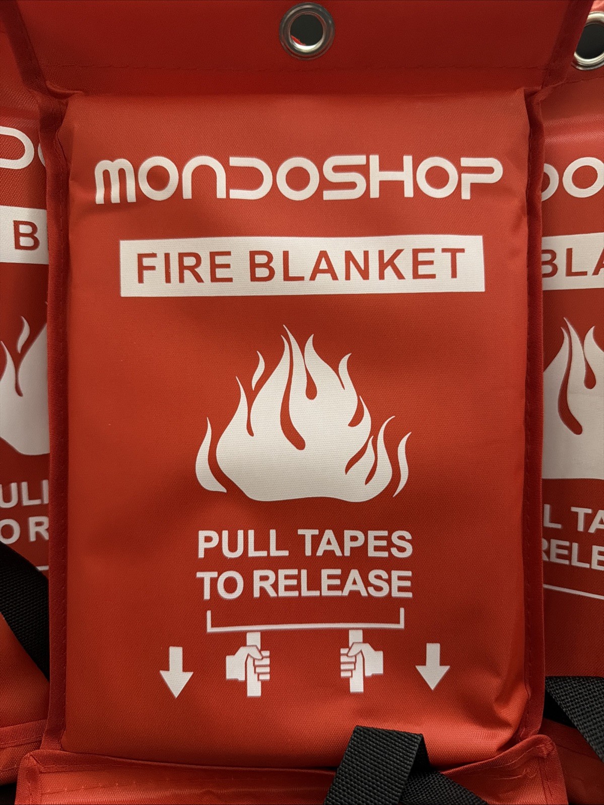 Fire Blanket Emergency Home 1 Pack 40″x40″ Fiberglass Emergency Fire Blanket