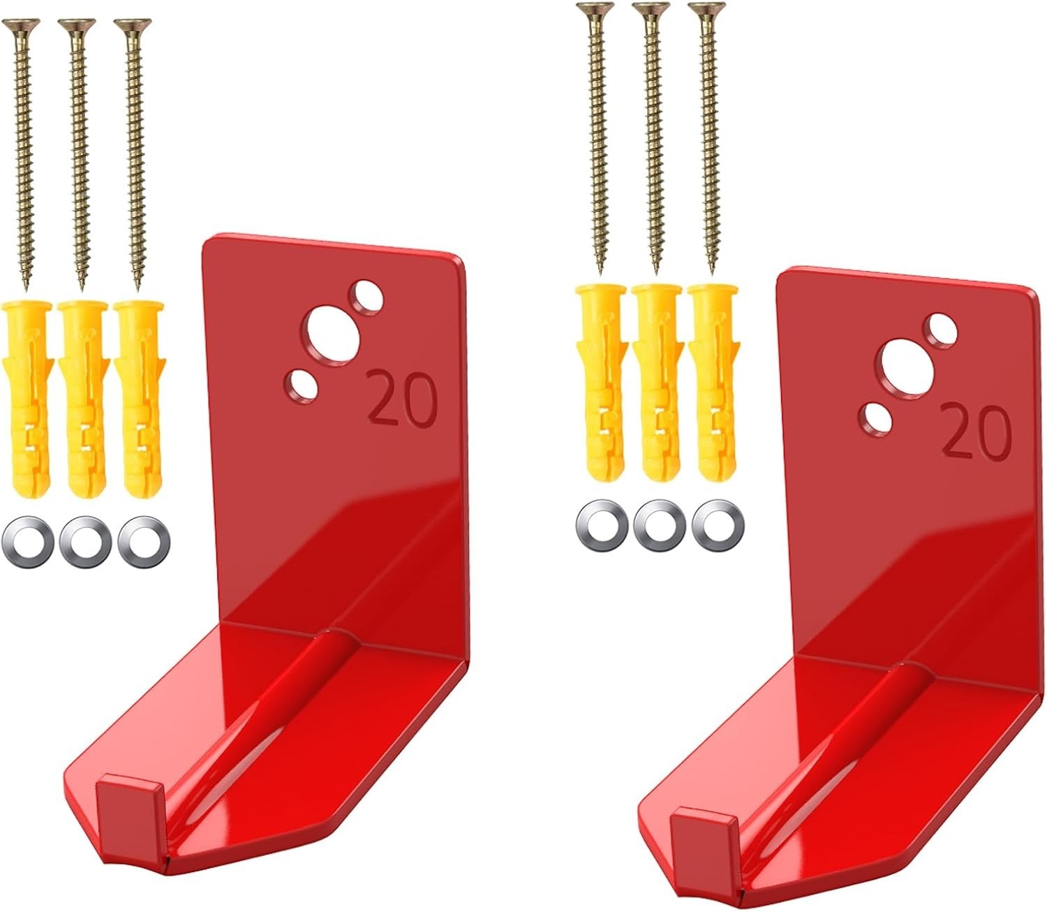 Space-Efficient Fire Extinguisher Wall Mount Brackets – Rust-Proof Iron Design