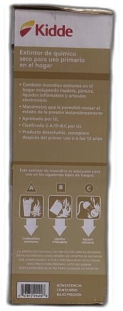 Kidde Fire Extinguisher For Home, For Residential And Living Area Use, 2a10bc