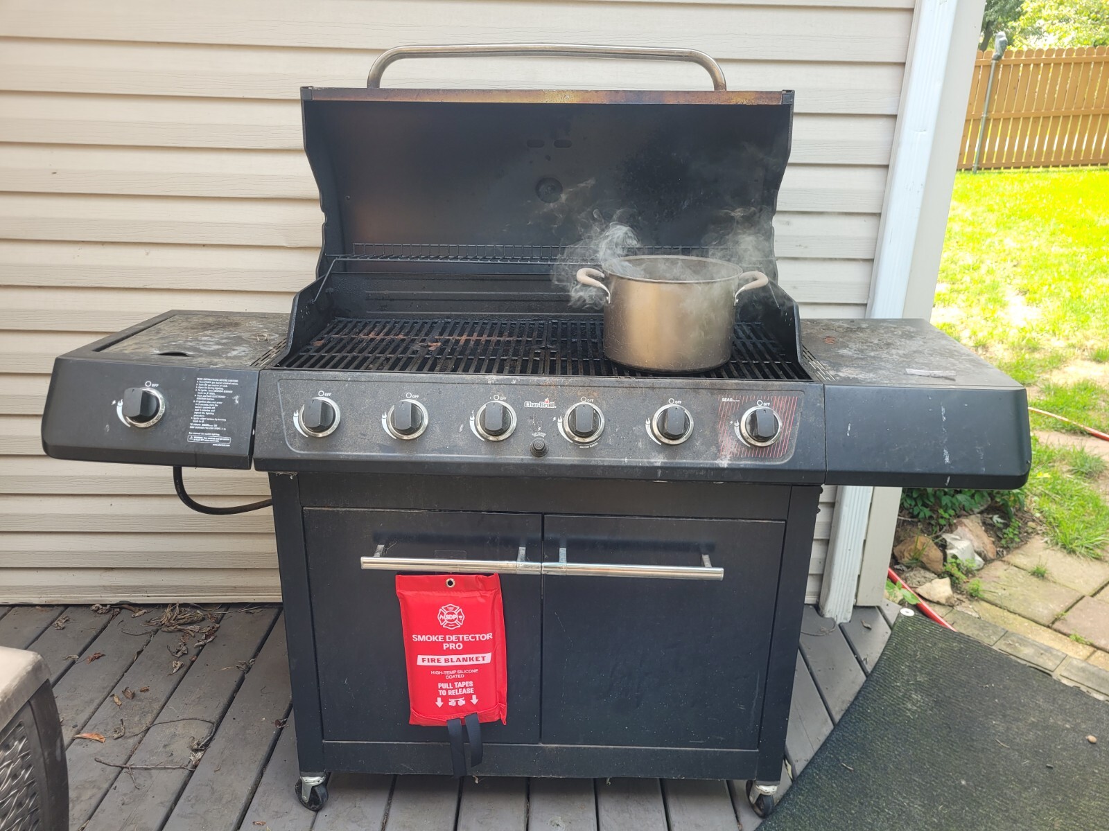 PRO FIRE BLANKET W/ Carbon monoxide pack – Patent pending