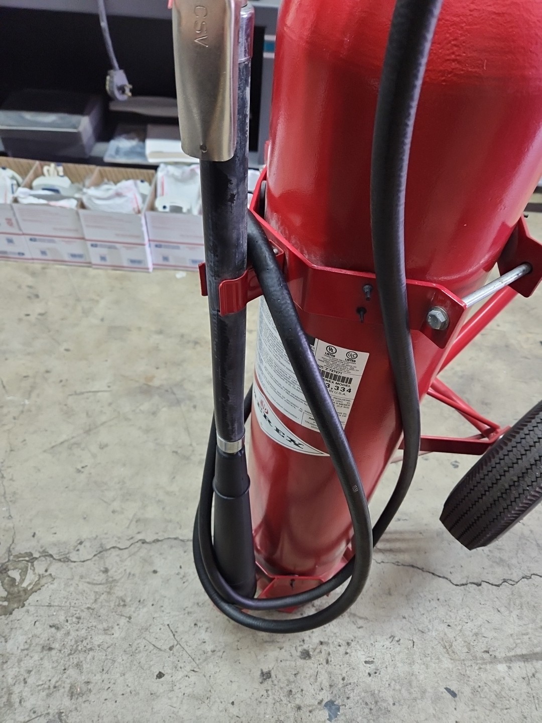 2024 AMEREX 333 50LB Carbon Dioxide Fire Extingisher
