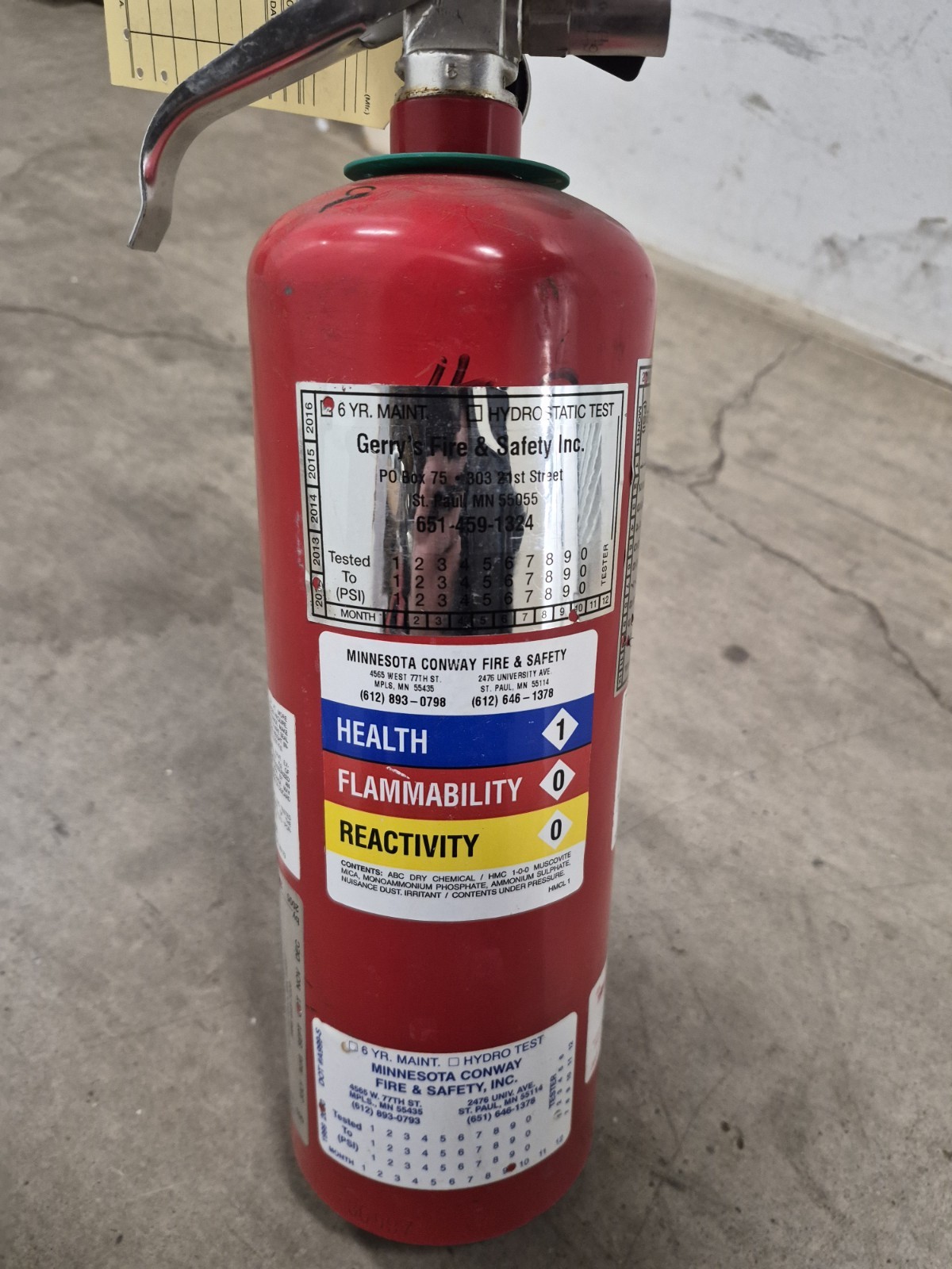 Amerex Model 425, VINTAGE 5lb ABC Dry Chem 🔥 Fire Extinguisher, Aluminum Valve