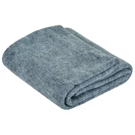 Zoro Select B6280 Fire Blanket, 5.2 Ft W, 7 Ft L, Gray, B6280