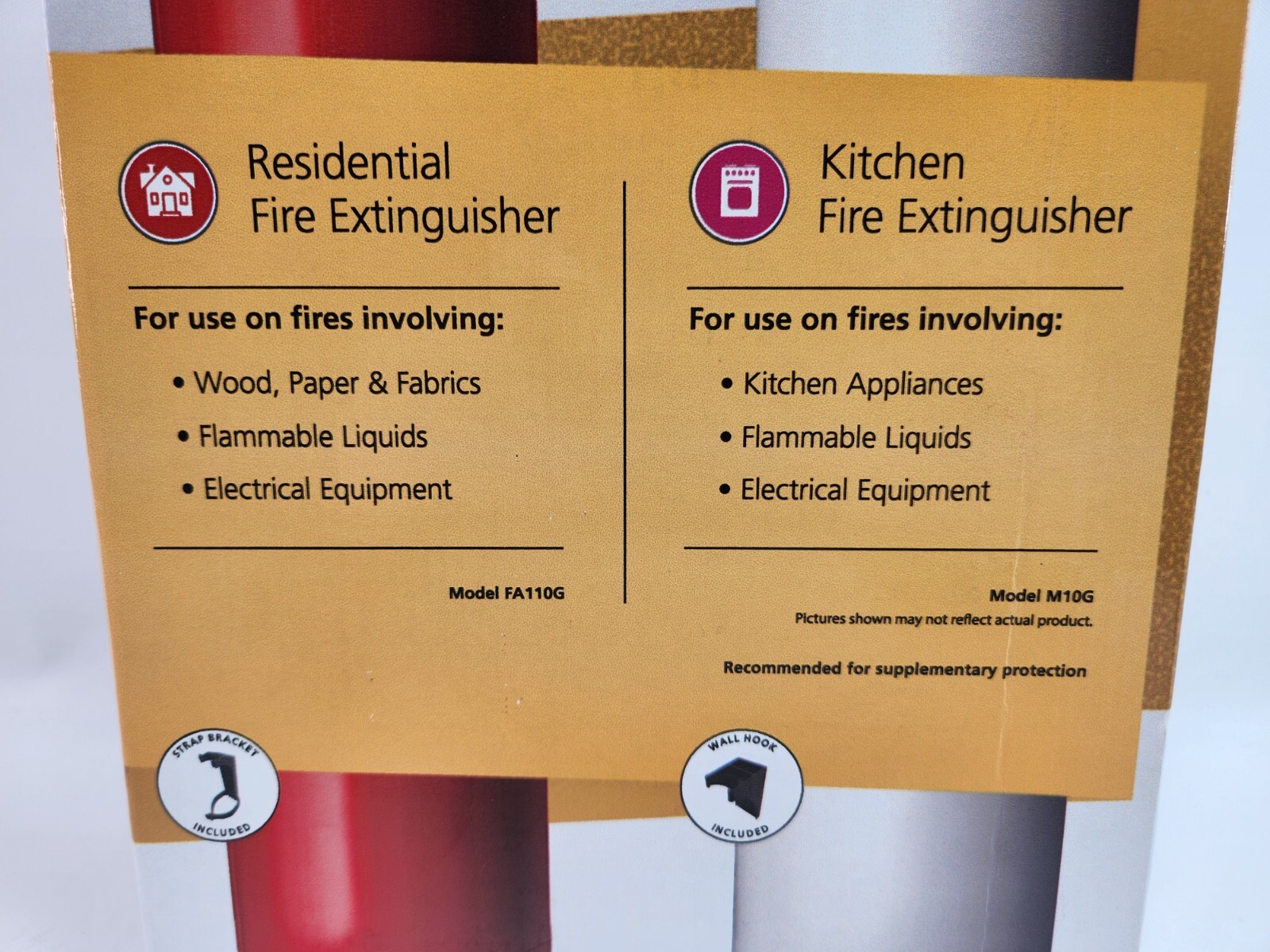 Kidde Residential and Kitchen Class ABC and Class BC Fire Extinguisher’s M10G