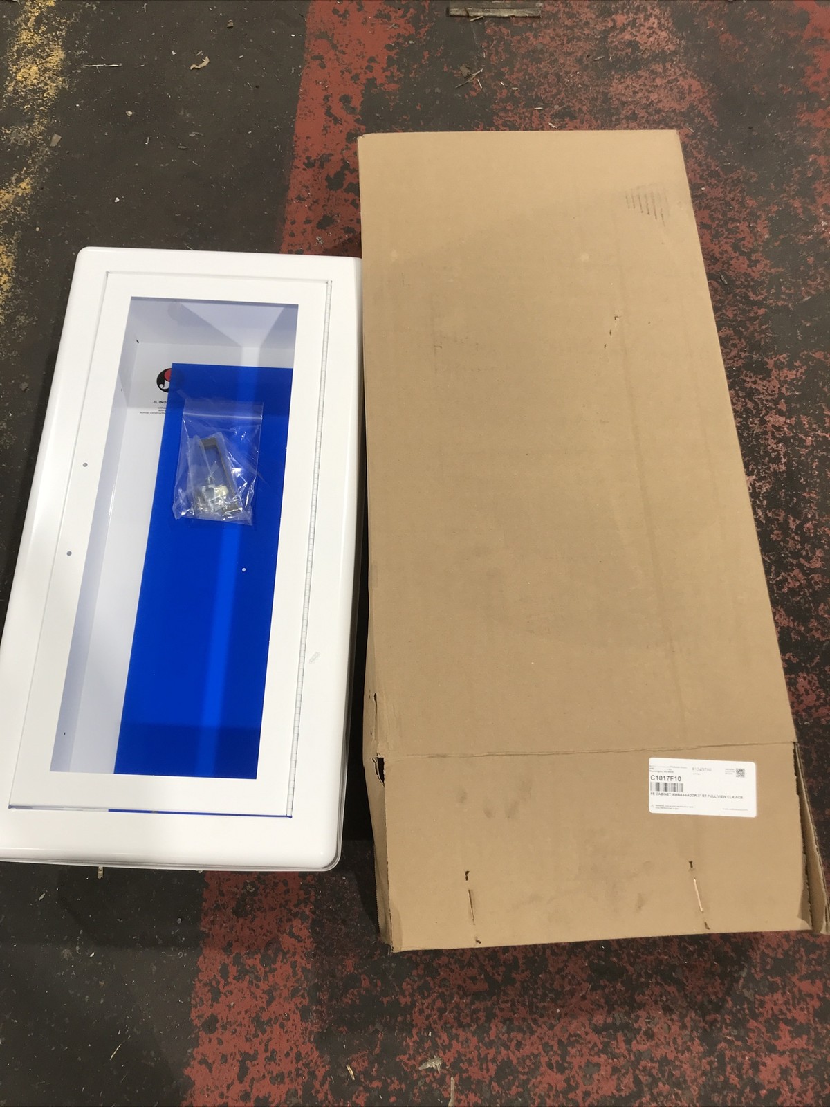 New C1017F10 Steel Fire Extinguisher Cabinet wall case