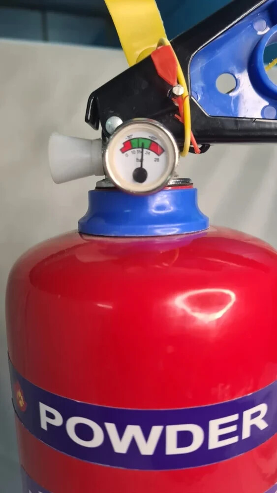 Fire Extinguisher 2kg ABC Powder Stainless Steel -30 DegreeC to +60 DegreeC